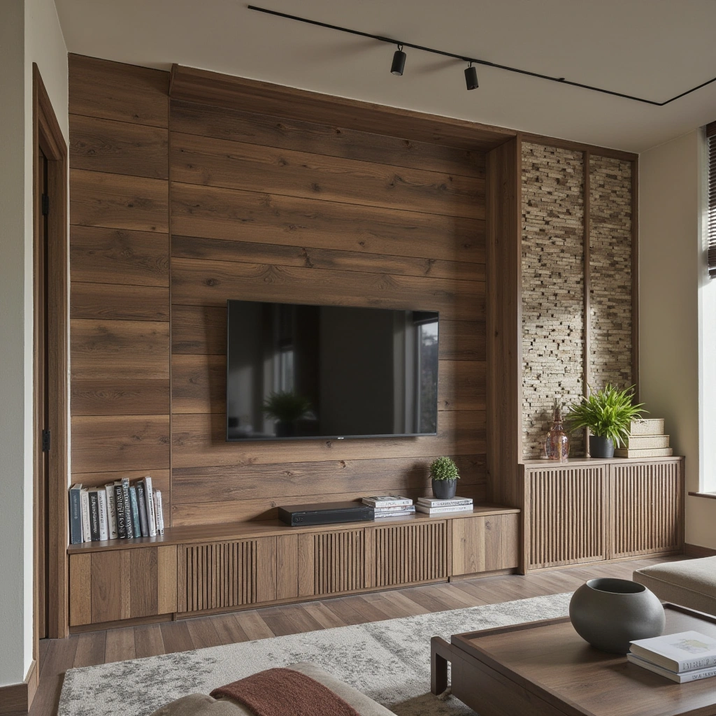 17. Rustic Accent Wall