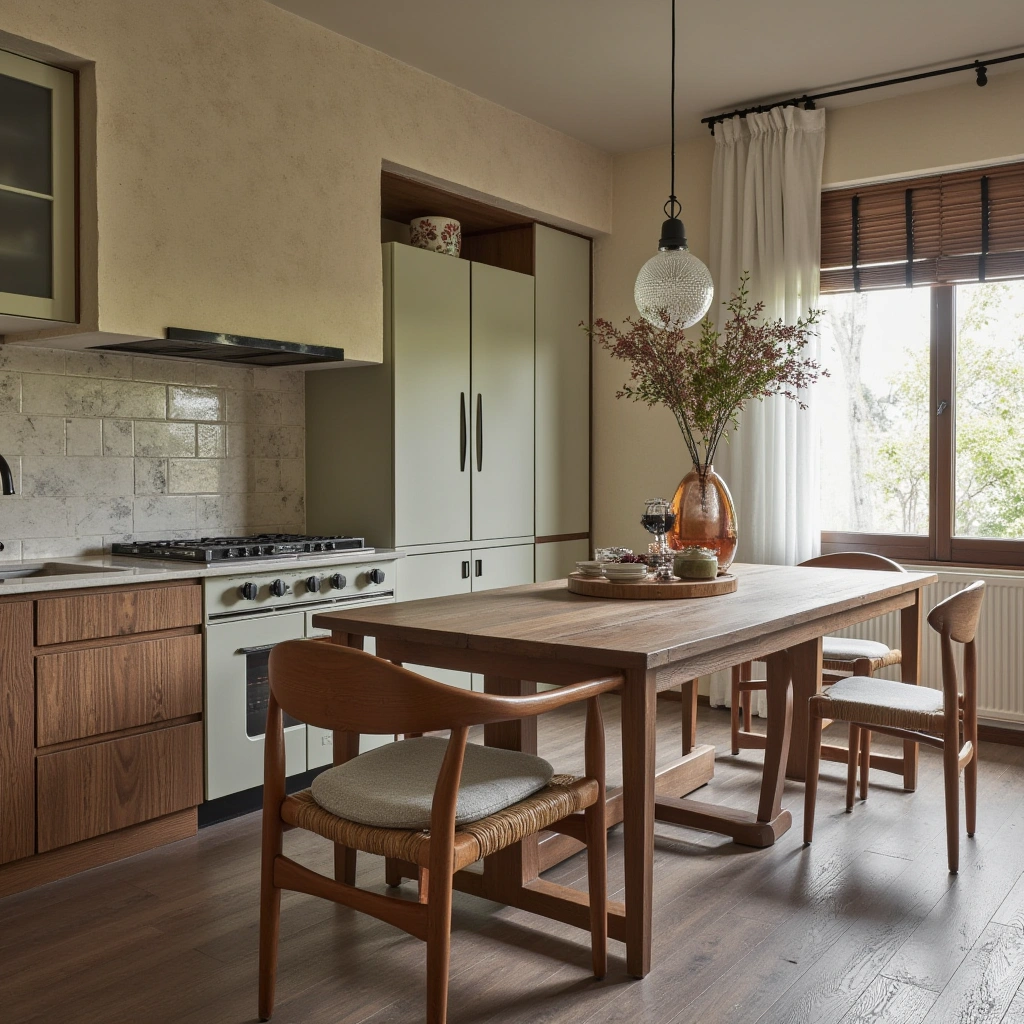 3. Antique Furniture with Modern Flair