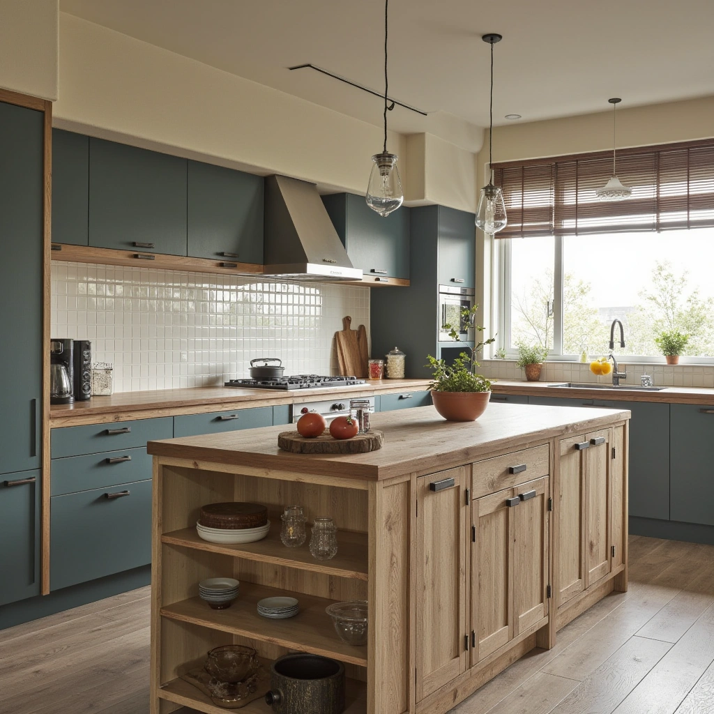 12. Retro Kitchen Islands